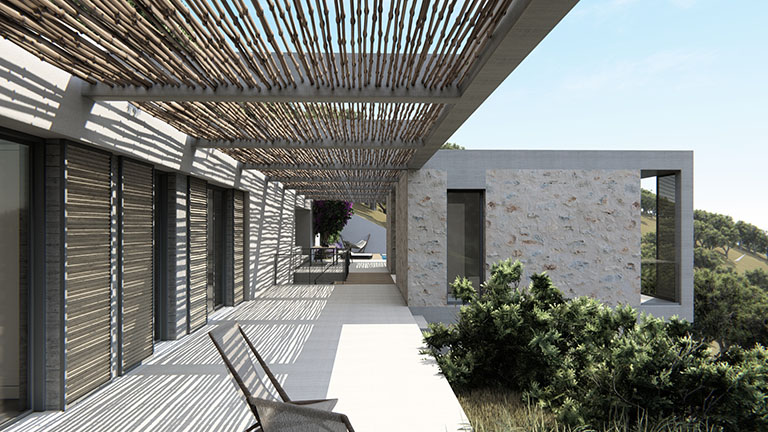 3H architects landscape slope